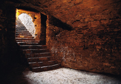 Keller des römischen Kastellturms in Mautern, © IMAGNO/Gerhard Trumler