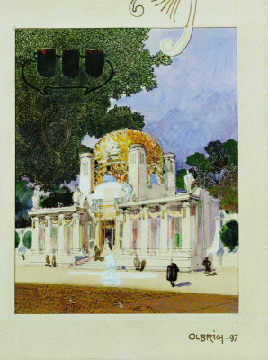 Entwurf für den Bau der Wiener Secession, © IMAGNO/Wien Museum