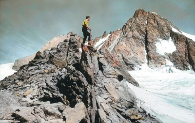 Der Großglockner mit Stüdlgrat vom Luisengrat, © IMAGNO/Öst. Volkshochschularchiv