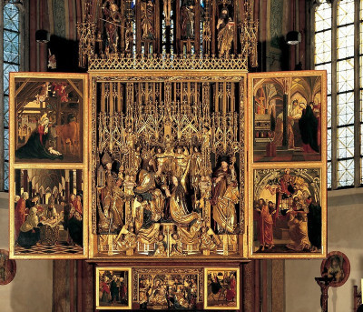 Flügelaltar in St. Wolfgang, © IMAGNO/Gerhard Trumler