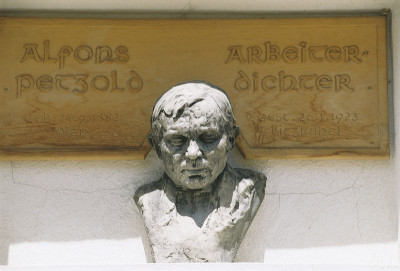 Alfons Petzold Denkmal, © IMAGNO/Gerhard Trumler