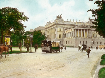 Die Ringstraße mit dem Parlament, © IMAGNO/Öst. Volkshochschularchiv