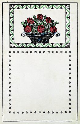 WW-Wunschpostkarte mit Blumenkorb., © IMAGNO/Austrian Archives