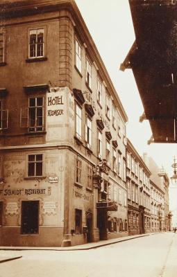 Hotel Klomser in der Herrengasse, © IMAGNO/Sammlung Hubmann