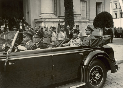 Mussolini auf dem Weg zu Hitler, © IMAGNO/Austrian Archives
