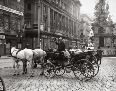 Fiaker am Graben in Wien, © IMAGNO/Austrian Archives