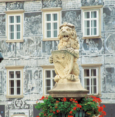 Am Hauptplatz von Retz, © IMAGNO/Gerhard Trumler