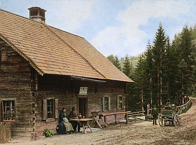 Gasthaus in Peter Rosegger´s Waldheimat, © IMAGNO/Öst. Volkshochschularchiv