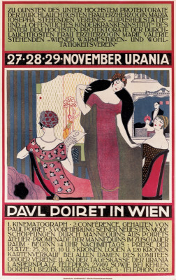 Plakat: Paul Poiret in Wien, © IMAGNO/Austrian Archives