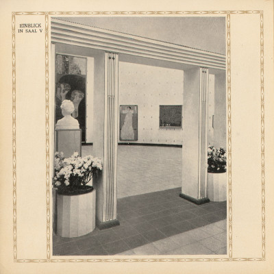 Internationale Kunstaustellung Rom 1911, Österreichischer Pavillon - Blick in den Klimt-Saal, © IMAGNO/Austrian Archives
