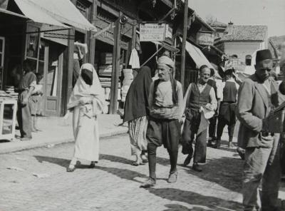 Straße im Basar von Sarajewo, © IMAGNO/Austrian Archives