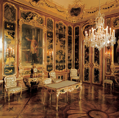 Das Vieux-Laque-Zimmer im Schloß Schönbrunn, © IMAGNO/Gerhard Trumler