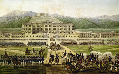 Kaiser Napoleon Bonaparte trifft in der Habsburger Sommer Residenz ein, © IMAGNO/Austrian Archives (AA)