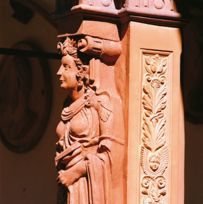 Relieffigur in der Schallaburg, © IMAGNO/Gerhard Trumler