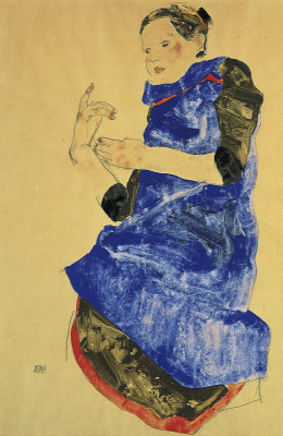 Mädchen mit blauer Schürze, © IMAGNO/Austrian Archives