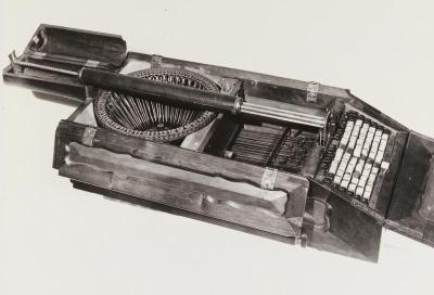 Schreibmaschinen-Modell von Peter Mitterhofer, © IMAGNO/Sammlung Hubmann