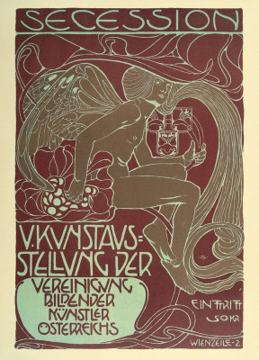 Plakat für die V. Kunstausstellung der Wiener Secession, © IMAGNO/Austrian Archives