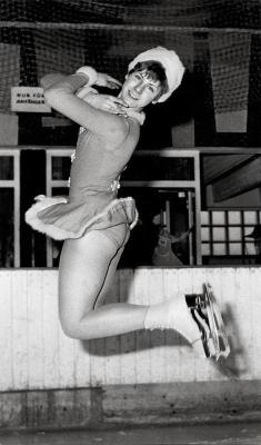 Die Eiskunstläuferin Trixi Schuba, © IMAGNO/Archiv Hajek