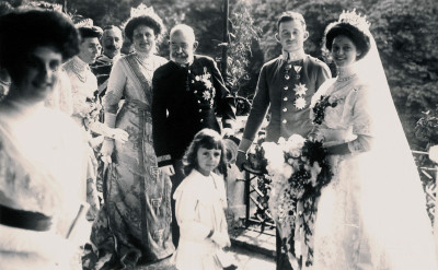 Kaiser Franz Joseph I. bei Hochzeit Kaiser Karls I., © IMAGNO/Austrian Archives