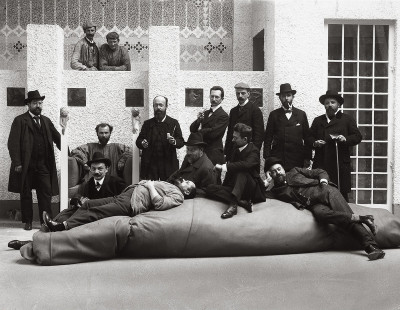 Gruppenaufnahme der Secessionskünstler, © IMAGNO/Austrian Archives
