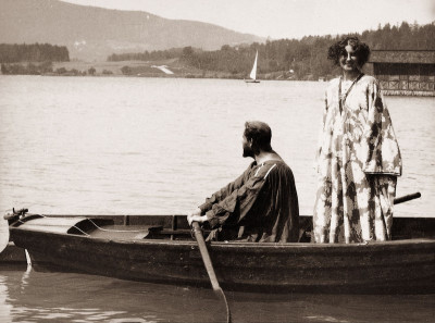 Gustav Klimt mit Emilie Flöge, © IMAGNO/Austrian Archives