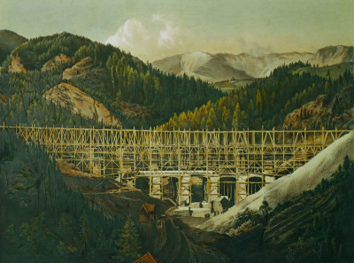 Der Bau der Semmeringbahn, © IMAGNO/Austrian Archives (Ö)