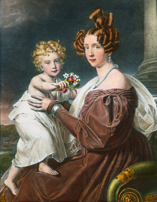 Erzherzogin Sophie mit Erzherzog Franz Joseph, © IMAGNO/Öst. Volkshochschularchiv