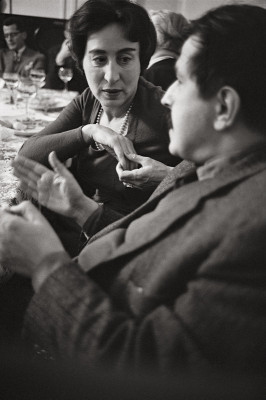 Hilde Spiel im Gespräch mit Günter Grass, © IMAGNO/Franz Hubmann