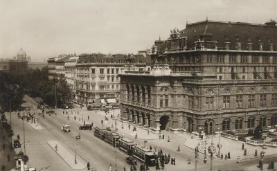 Blick auf die Staatsoper, © IMAGNO/Sammlung Hubmann