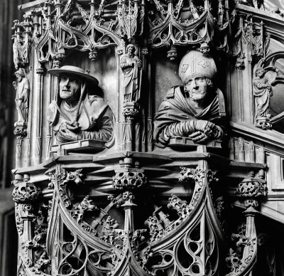 Kanzel im Stephansdom, © IMAGNO/Gerhard Trumler