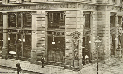 Wechselstube Felix Epstein, Stock-im-Eisen-Platz, © IMAGNO/Austrian Archives