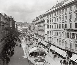 Der Wiener Graben und die Pestsäule