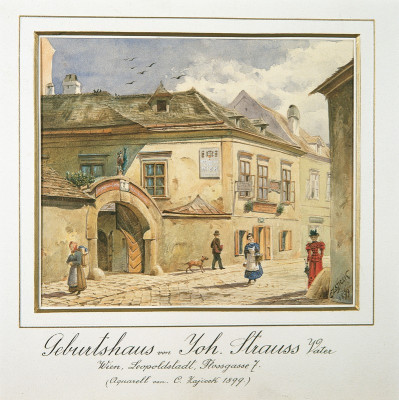 Geburtshaus von Johann Strauß Vater, © IMAGNO/Gerhard Trumler