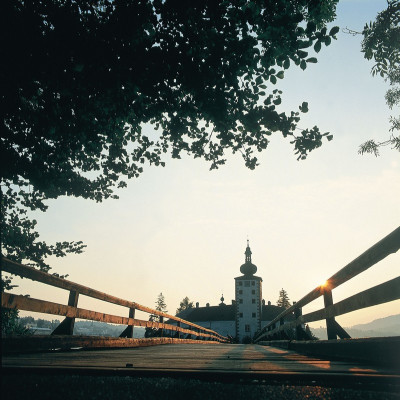 Seeschloß Ort in Gmunden am Traunsee, © IMAGNO/Gerhard Trumler