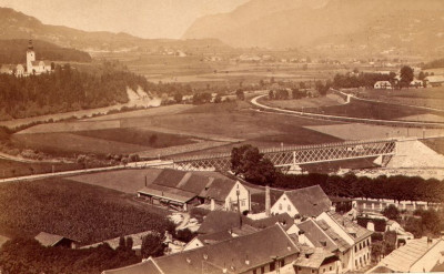 Aussicht vom Pfarrturm in Villach, © IMAGNO/Austrian Archives