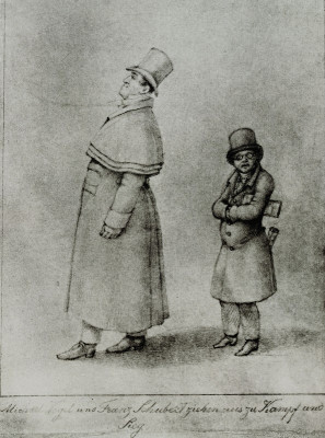 Johann Michael Vogl und Franz Schubert, © IMAGNO/Wien Museum