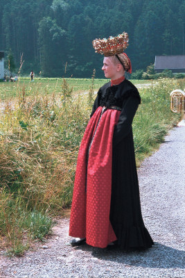 Kleinwalsertaler Tracht, Vorarlberg, © IMAGNO/Franz Hubmann