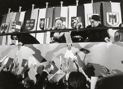 Bruno Kreisky, Leopold Wagner und Josef Staribacher, © IMAGNO/Nora Schuster