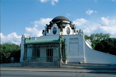 Stadtbahnstation von Otto Wagner mit Kuppel, © IMAGNO/Dagmar Landova