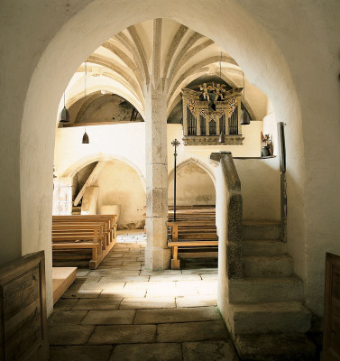 In der Wehrkirche von Kleinzwettl, © IMAGNO/Gerhard Trumler