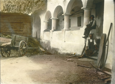 Hof eines Bauernhauses am Wechsel, © IMAGNO/Öst. Volkshochschularchiv