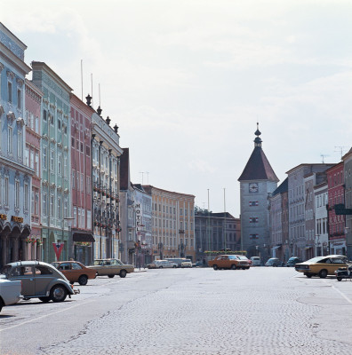 Der Stadtplatz in Wels, © IMAGNO/Franz Hubmann