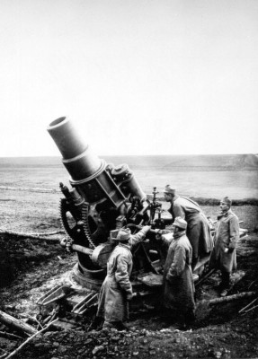 Artillerie an der Westfront, © IMAGNO/Austrian Archives