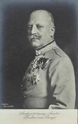 Landesverteidigungsminister Freiherr von Georgio, © IMAGNO/Archiv Jontes