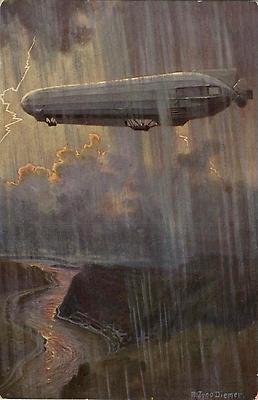 Zeppelin im Gewittersturm, © IMAGNO/Archiv Jontes