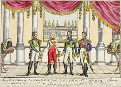 Zusammentreffen der siegreichen Verbündeten 1813, © IMAGNO/Austrian Archives