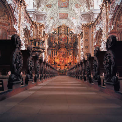 Innenansicht der Stiftskirche, © IMAGNO/Gerhard Trumler