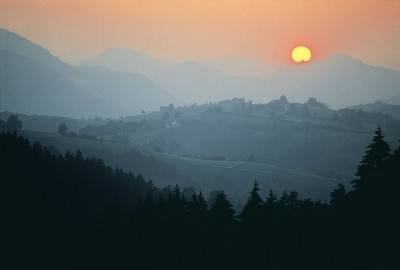 Landschaft im Voralpengebiet bei Ybbsitz, © IMAGNO/Gerhard Trumler