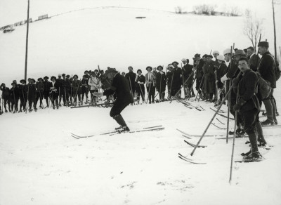 Skikurs mit Mathias Zdarsky, © IMAGNO/Archiv Hajek