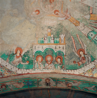 Romanische Fresken im Dom zu Gurk, © IMAGNO/Gerhard Trumler